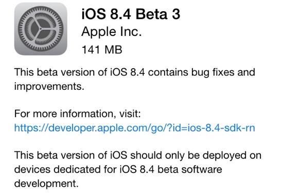 iOS 8.4 