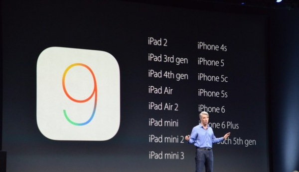 iOS 9の対応機種